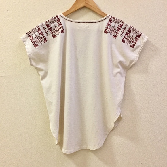 Madewell Cotton Top with Embroidery NWOT - Picture 5 of 8